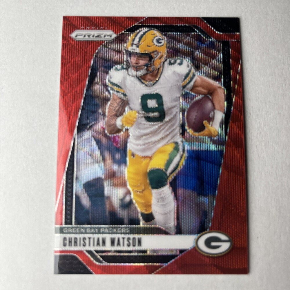 2024 Panini Prizm #103 Christian Watson- Green Bay Packers - Red Wave /149